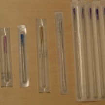 Figure 5.2.3 Selection of filiform needles used for dry needling therapy